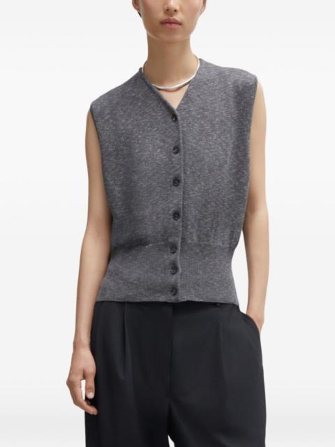 flecked waistcoat