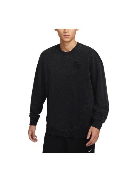 Nike Sportswear Knit Sweatshirt Asia Sizing 'Black' HQ6037-010