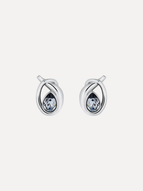 LOOPED TEARDROP EARRINGS