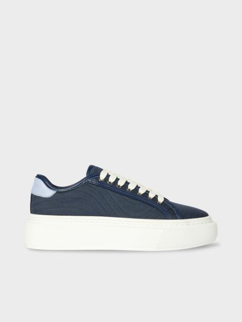 Women's Navy 'Swirl' 'Guppy' Platform Trainers