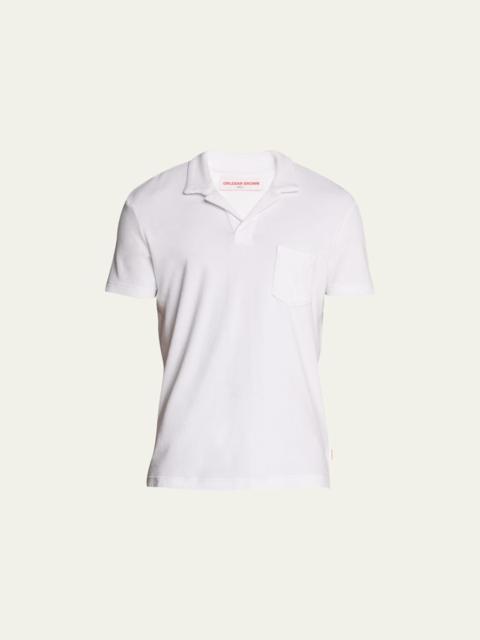 Men's Cotton Terry Polo Shirt
