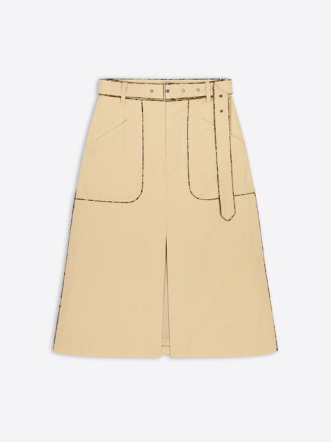 BELTED SKIRT
