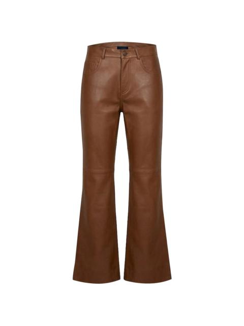 Haikure Flora Leather Trousers
