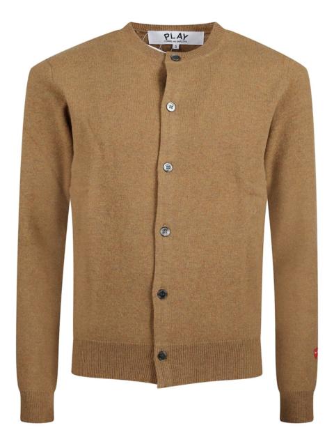 button heart-motif cardigan