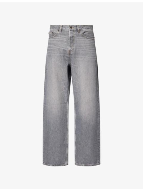 Baggy Wide-Leg Denim Jeans