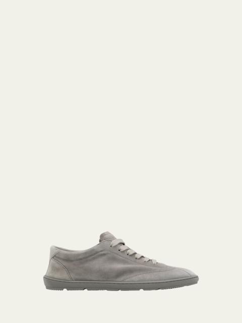 Men's Unlined Suede Low-Top Sneakers