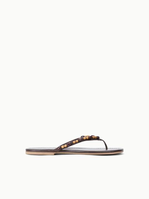 STAUD FREJA THONG WOOD BEADS
