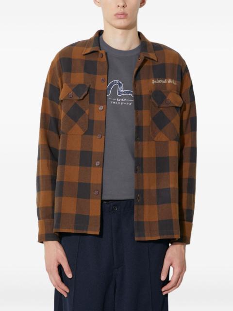 checked pocket shirt