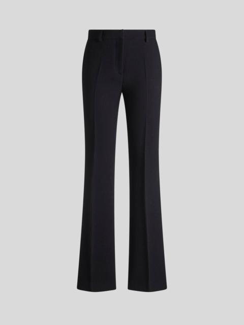 TAILORED BOOTCUT WOOL TROUSERS