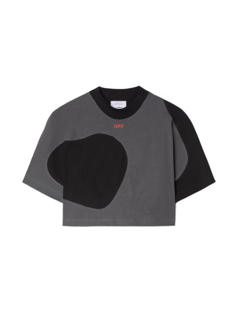 Black Cropped Golf T-shirt