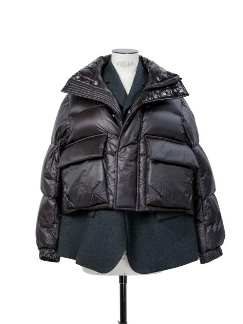 Wool Melton x Puffer Blouson