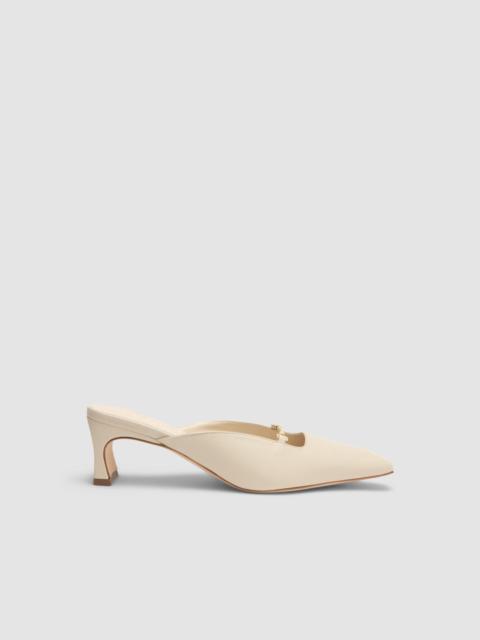 Leda Limewash Lamb Nappa Leather Mule