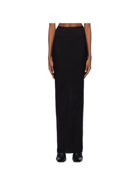 Black Long Coda Maxi Skirt