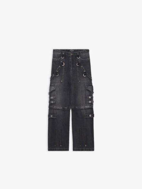 Men's Raver Baggy Pants in Black