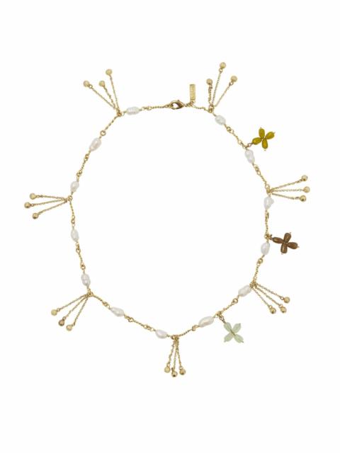 Le Jardin Bead Flower Necklace