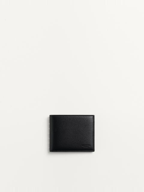 ROCKSTUD WALLET IN GRAINY CALFSKIN