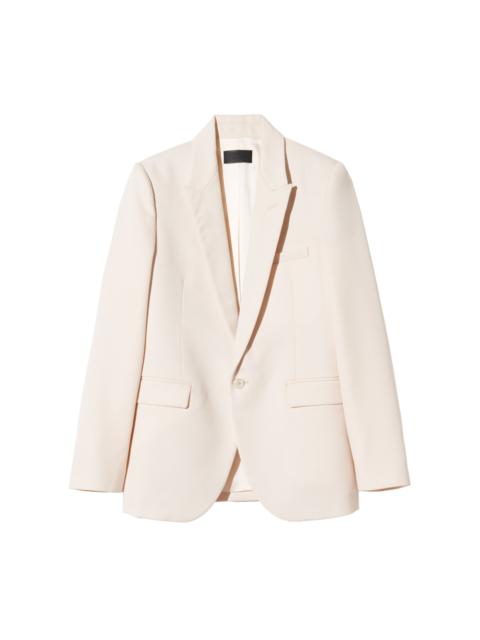 Anabel Tailored Wool Jacket off-white