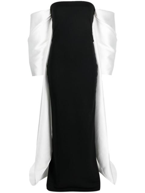 Kyla two-tone maxi dress