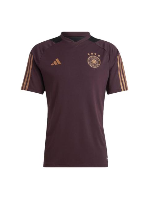 adidas Germany Tiro 23 Training Jersey 'Shadow Maroon' HF3990