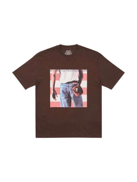 Palace Born To Bun T-shirt Brown