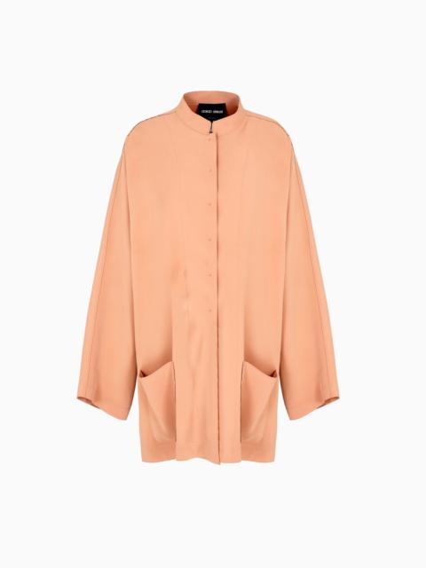 LONG JACKET IN TECHNICAL CADY