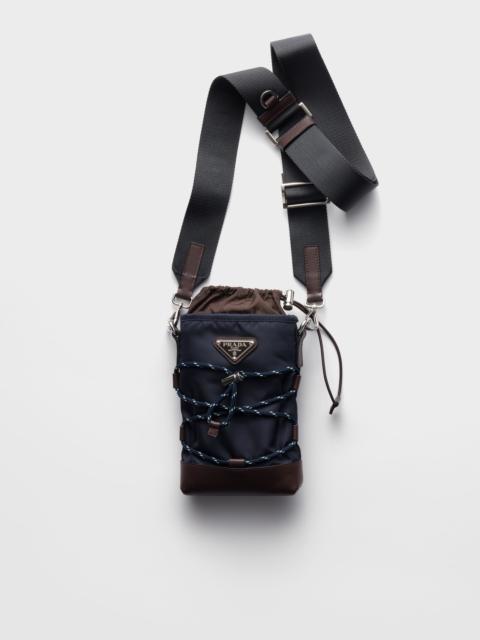 Re-Nylon and leather smartphone case