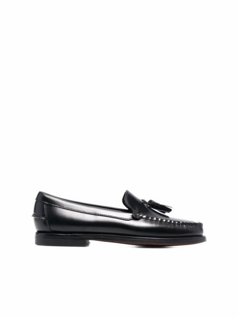 tassel-detail leather loafers