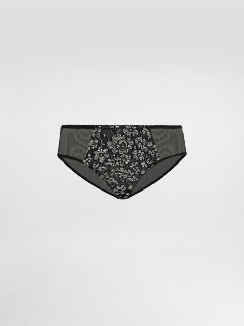 Tulle and lace briefs