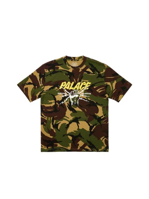 SHOCKING BEHAVIOUR T-SHIRT WOODLAND CAMO