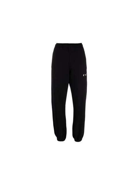 OFF-WHITE Womens Drowning Man Logo Sweatpants Black
