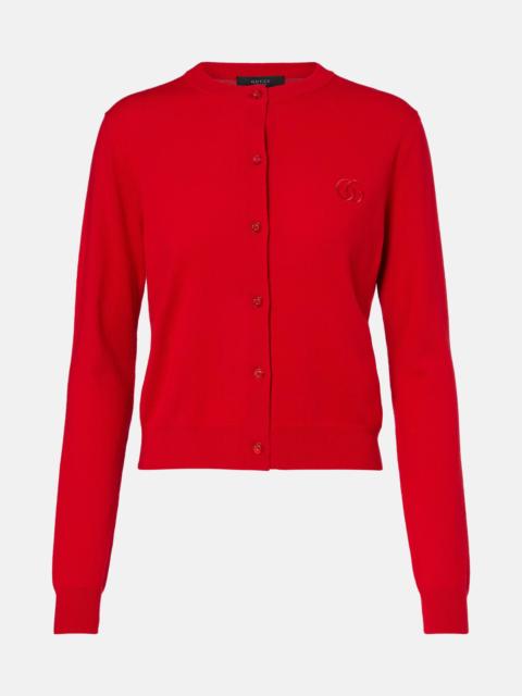 Double G wool cardigan