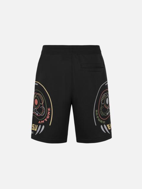 Daruma Print Regular Fit Sweatshorts