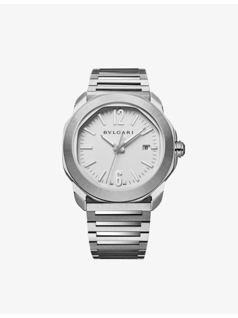 RE00018 Octo Roma stainless-steel automatic watch