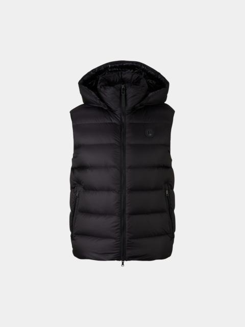 Holger down vest in Black