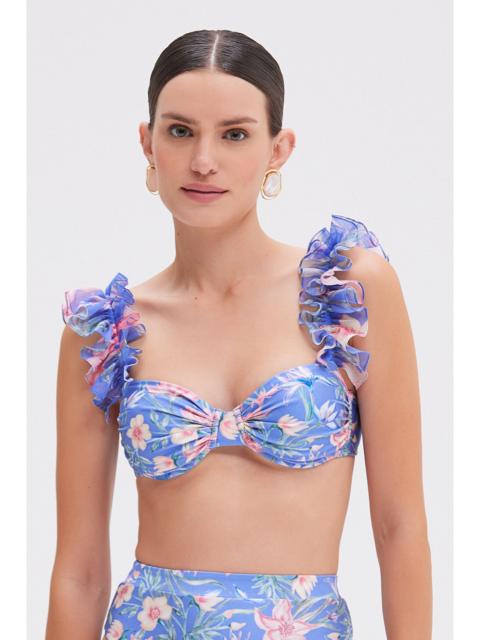 AMARYLLIS FLUTTER BIKINI TOP