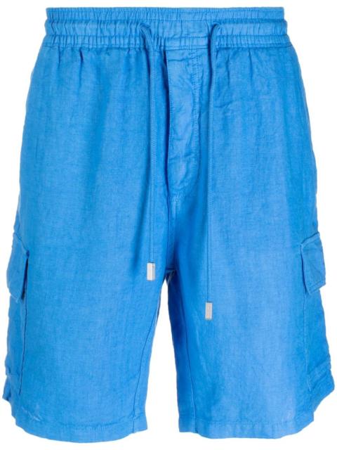 logo-patch swim shorts