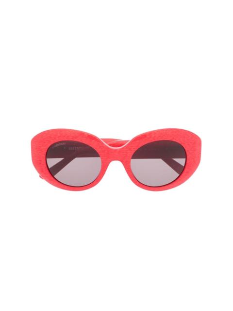 oversized round-frame sunglasses