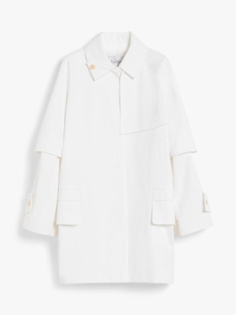BABA Water-repellent gabardine trench coat