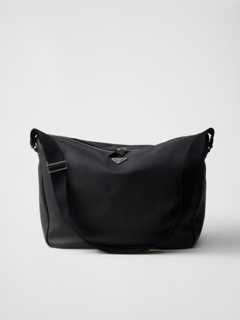 Leather shoulder bag