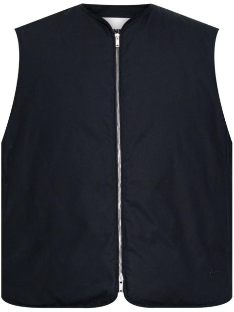 zip-up gilet