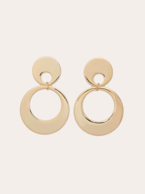 Ira Stacked Circular Earrings