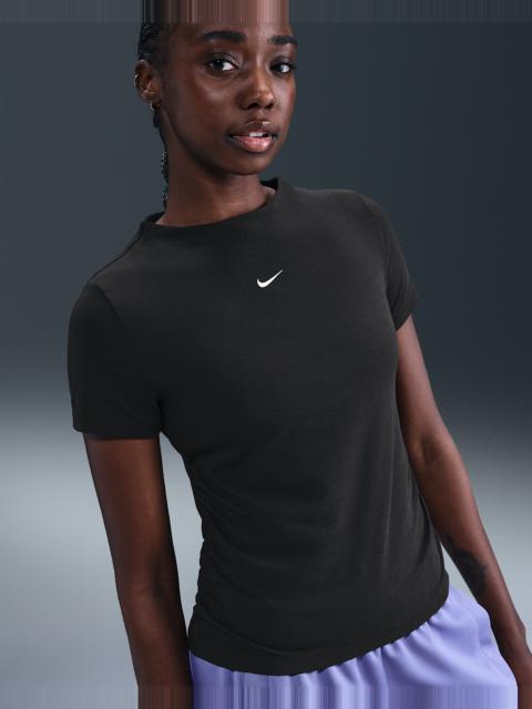 Nike Sportswear Chill Knit Women's Tight Short-Sleeve Mock-Neck Top