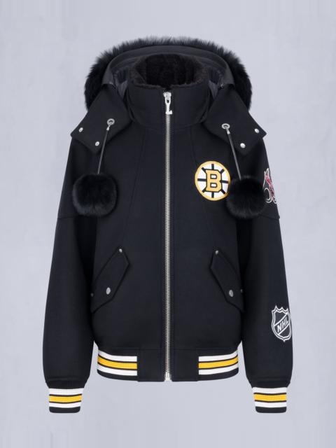 NHL X MOOSE KNUCKLES BRUINS BOMBER JACKET