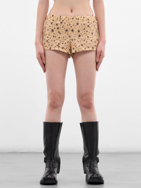 Quail Egg Print Mini Shorts