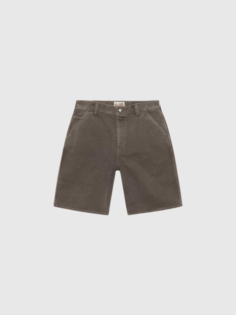WASHED CANVAS WORK SHORT