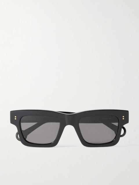 Rectangular-frame Acetate Sunglasses