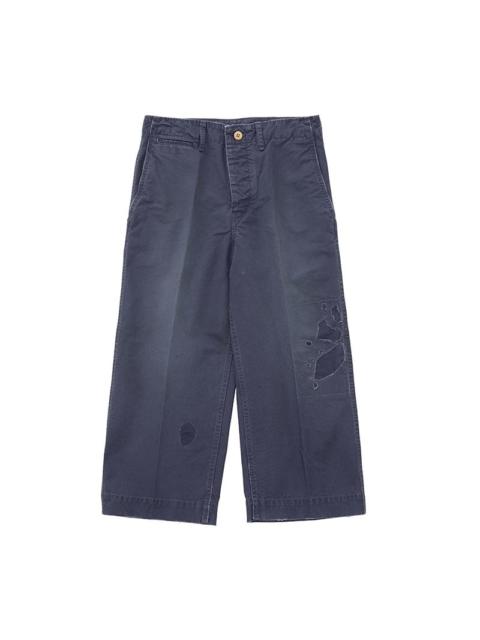 CHINO PANTS CRASH W LT.INDIGO