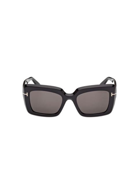 square-frame sunglasses