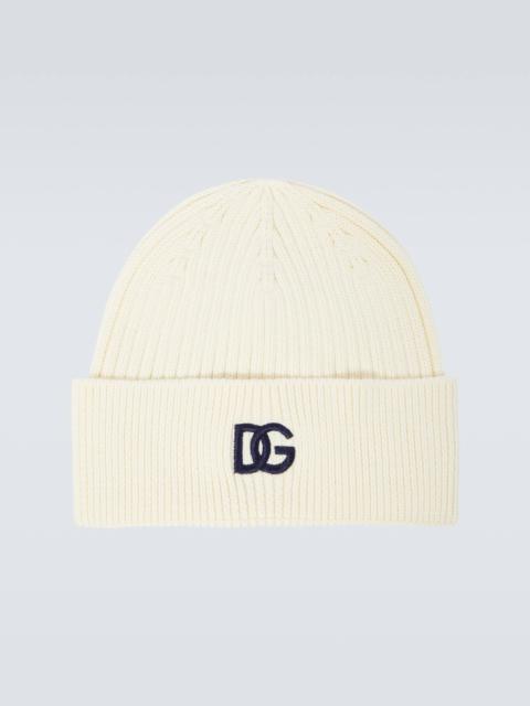 Logo cotton beanie