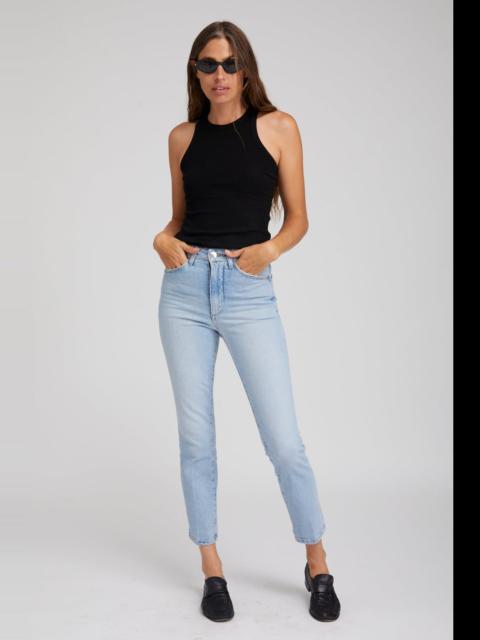 FRANÇOISE CROPPED SLIM STRAIGHT LEG DENIM